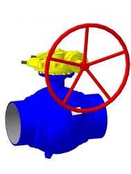 Ball valve DN200 PN2,5 MPa