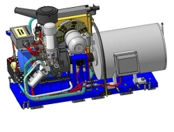 Compressor rotary screw compressor unit AKRV 3,2/10-1000 U2 M2