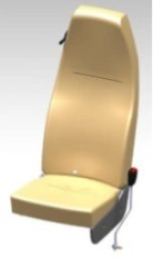 Passenger seat 32212.6810111-11*0006/COT2016.1.3.3RP-6830021-02 upholstery Illuzion