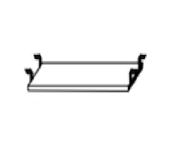 Shelf under keyboard