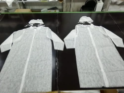 Medical clothing from nonwoven materials according to TU32.50.50-004-67798088-2021,Set consisting of: Disposable medical gown on