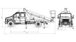 AGP-14T GAZ-S42R33 14M 200/250KG 8.4M