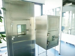 Transmission hermetic airlocks for clean rooms type TVA, TVR.