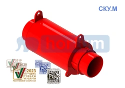 SKU.M - bellows compensating device with bellows heat insulation for heat networks; DN from 50mm to 1200mm; working temperature: