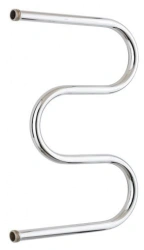 Towel dryer 00004-6040PS "STYLE" M-obr. 600?400 thread-bend 1", Without covering