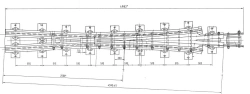 Cross member of the P65 type R65 grade 1/9 switch point (2999.01.000)