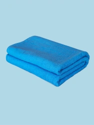 Terry towel 150x80 cm in blue colour