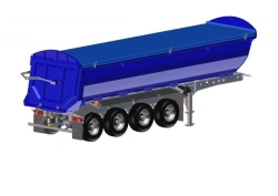 TONAR tipper semitrailer model 9597 with axles of TONAR models 20883, 1342, 90422, 90424, 90431