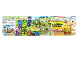 Set of wall bisiboards (didactic panels) TIME OF YEAR. Series ECOLOGICAL EDUCATION