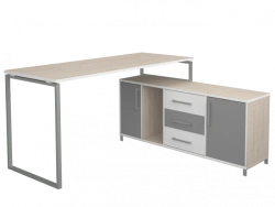 Work table KvSt16 (table with support on a pedestal)
