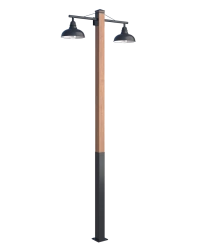ECO LINE LED complex with LED luminaire Noir