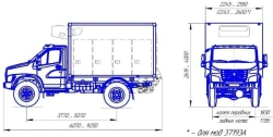 Diesel-engined trucks with technically permissible maximum mass over 3, 5 tonnes, but not more than 12 tonnes type