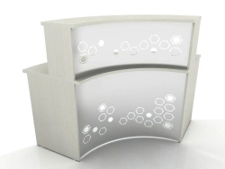 Reception desk, 401-002-6, 1770x788x1160