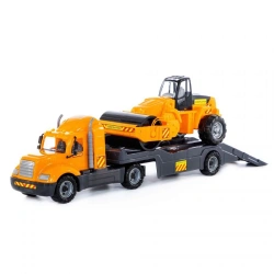 "Mike", car-trailer + road roller (in net), item 55729