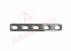 Narrow straight plate for tibia with limited contact