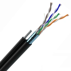 Communication cables symmetrical for digital transmission systems, twisted pair, polyethylene insulated and sheathed, with commo