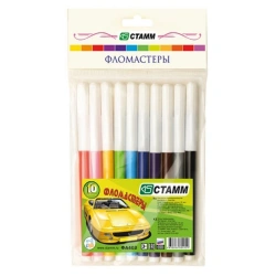 Crayons "Cars", 10 colours, flushable, bag, Europodweight
