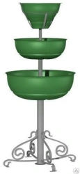 Metalwork for flowers "Bouton-3" with vases