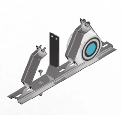 Metal cable clamps for single cables CMU1x00, with cable diameter from 35 mm to 100 mm, metal thickness 1,0 mm,t