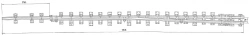 Straight frame rail R65 with curved shackle of the project type 2372.01.010-03