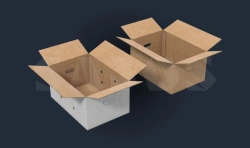 Four-Flap Corrugated Box for Product Packaging