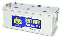 Accumulator lead starter battery TYUMEN BATTERY 6ST-210L PREMIUM bolt