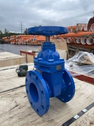 Wedge gate valve EAZ 1030 F4 with EPDM rubberised wedge and handwheel DN40-DN600, PN10,16,25