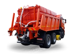 Combined ED 405A2 road machine on the basis of KAMAZ 65111-50 vehicle