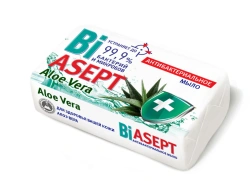 Antibacterial toilet soap solid "BiASEPT Aloe Vera"