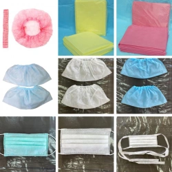 Medical disposable clothing set according to TU 32.50.50-001-68190387-2021, performance variant No.5