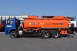 Fuel tanker (ATZ), UZST brand, type 6619-65 on KAMAZ 6520-B5 chassis
