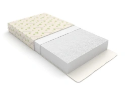 Mattress with synthetic fibre filling