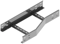 Reduction of right cable girder KTU 00x00x00 P, with overall dimensions from 300x200x50 mm to 1000x800x200 mm, with thickness of