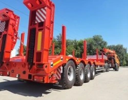 Four-axle HARTUNG 9104-04 semi-trailer-tractor-trailer HARTUNG 9104-04