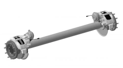 Axle with energy accumulators 9509-2410307