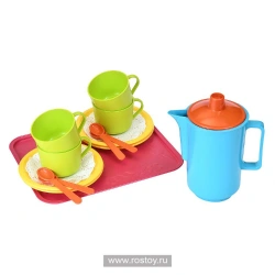 Toy Tea set Tea kettle / 15 items
