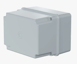 CADUCEUS ALING OG Junction box for open wiring 150x110x70, without cable entries, 500V~, IP56, grey, lid fastening 4