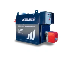 Mobile industrial steam generator U-350 on diesel fuel