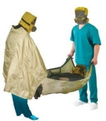 Medical fire-resistant frameless stretcher "SHANS"