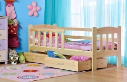 Wooden children's bed