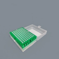 Non-sterile disposable polymer tip for pipette pipettes without filter 10 µl. in a rack 96 pcs.