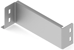 Connector of transitional cabling KTU 000x00 SP, with overall dimensions from 150x50 mm to 500x200 mm, with metal thickness 1,5