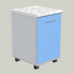 Single-door pedestal cabinet model TPF-5