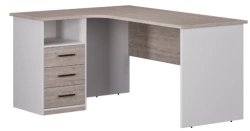 LDFB corner executive desk with cabinet