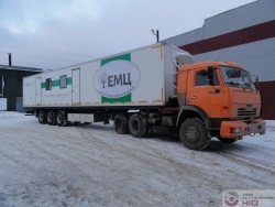 Medical complex on chassis of vehicles type 67068, modification 67068Z based on KAMAZ-6520-V5 chassis