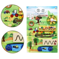 Bisiboard (didactic panel) vegetable garden