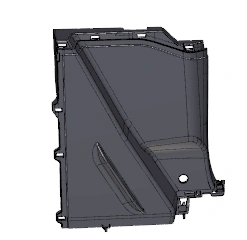 GARNITURE AV PASSAGE ROUE AR G / Left front wheel arch trim 96814283ZD