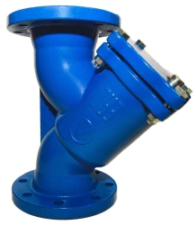 Cast iron flanged mesh filter with magnetic insert FSM