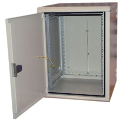 Vandal resistant wall-mounted telecommunication cabinets. AV series