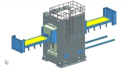 Press for punching with an elastic pad model P5220-LSHP with a force of 220MN